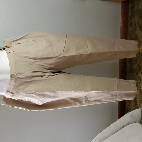 AVENUE Women's Petite Chinos Cream Pants-EUC-Sz 20P - Picture 8 of 12